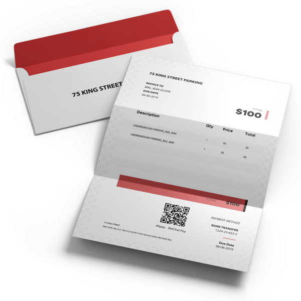 QR Invoicing with paper bill